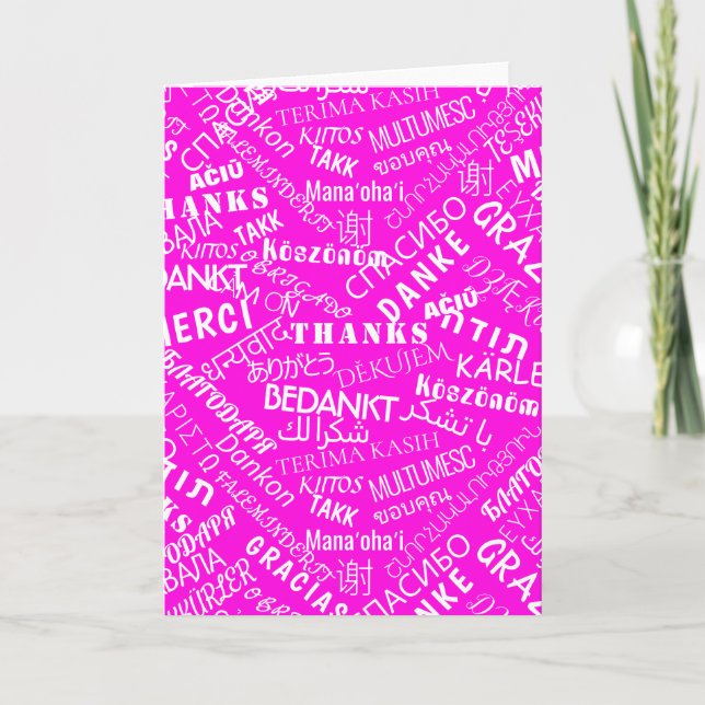 Thank You ! - Multi Language - International (Front)