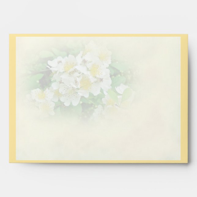 Thank You Multiflora Roses Envelope (Front)