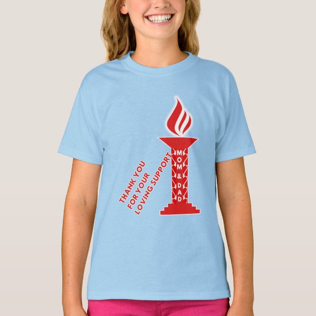 Thank You, Mum and Dad, for Your Loving Support T-Shirt (Front)