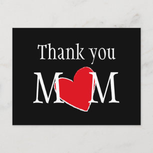 Thank You Mum Customised  Postcard