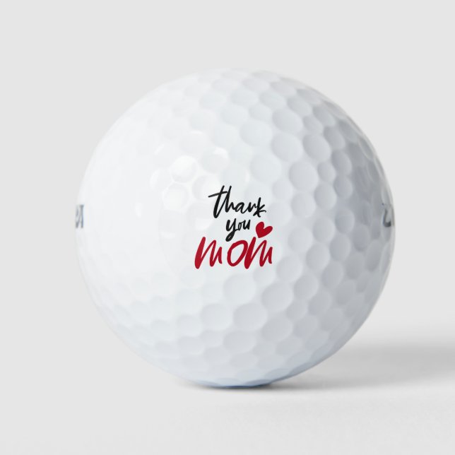 Thank You Mum Golf Balls (Front)