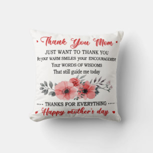 Thank You Mum Happy Mother's Day Cushion