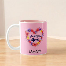 Thank You Mum | Personalised Floral Mother's Day