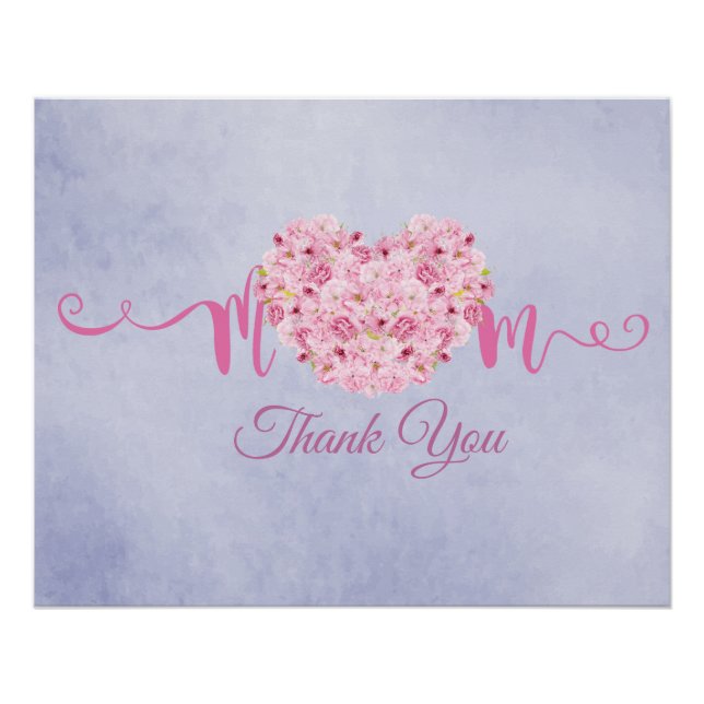 Thank You Mum Poster (Front)