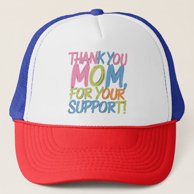 thank you mum trucker hat (Front)