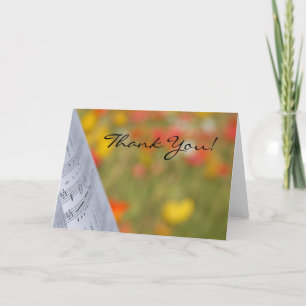 Thank You Music Card