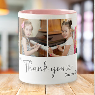 Thank you Music Teacher 4 Photo Modern Coffee Mug