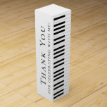 Thank you music white piano  wine box<br><div class="desc">piano keys Thank you wine box</div>