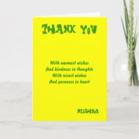 Thank you neighbour greeting cards