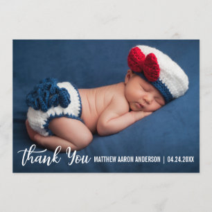 Thank You New Baby Modern Card W