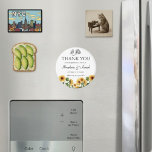 Thank You nikah muslim wedding favour floral  Magnet<br><div class="desc">Thank You nikah muslim wedding favour floral magnet</div>