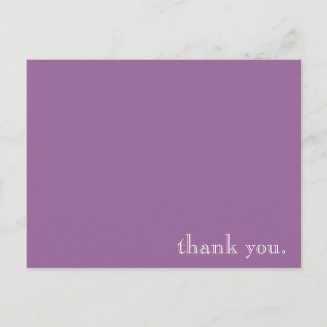 thank you note card (Front)