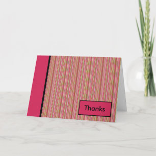 Thank You Note Card