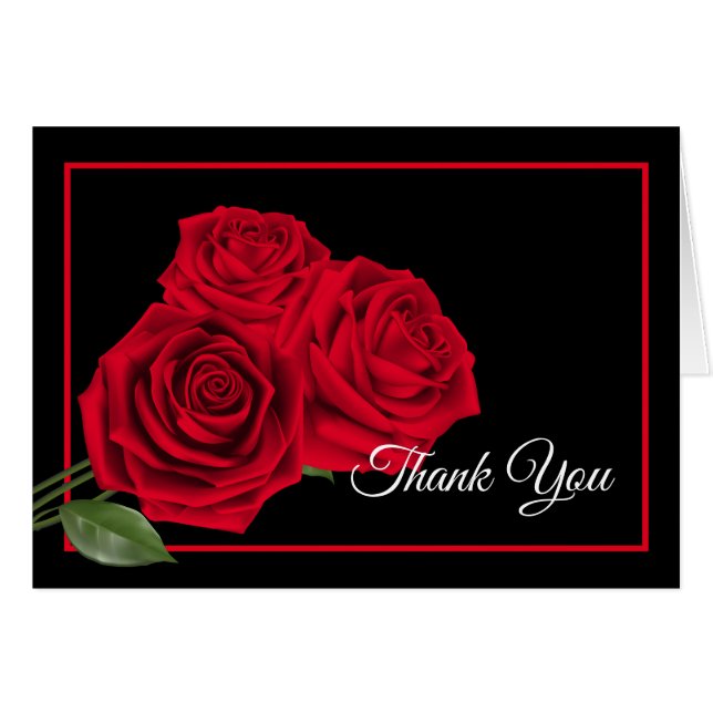 Thank You Note Card (Front Horizontal)