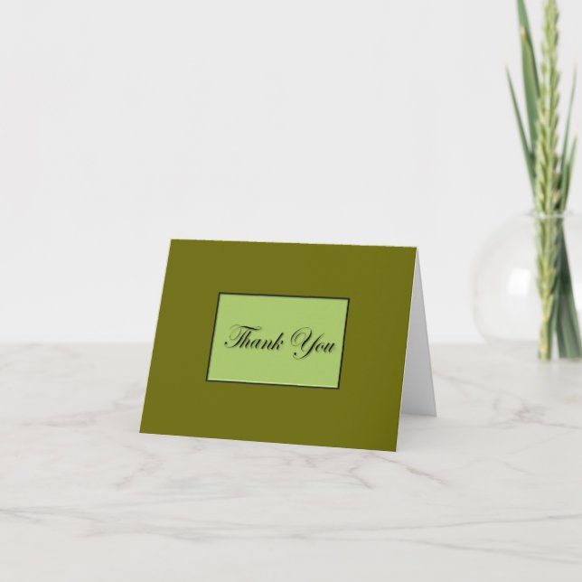 Thank You Note Card (Front)