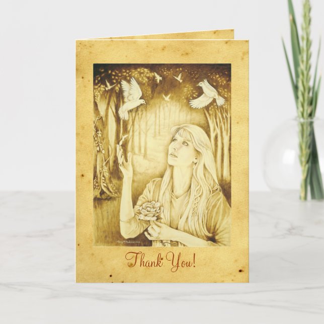 Thank You note - Etain Celtic Goddess (Front)