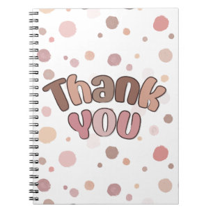 Thank you  notebook