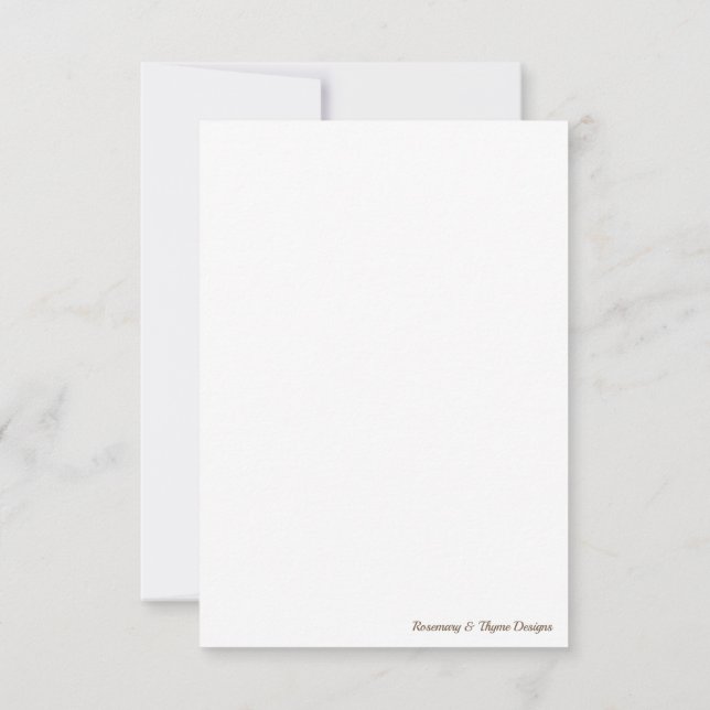 Thank You Notes (Back)
