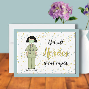 Thank You Nurse Flat Card