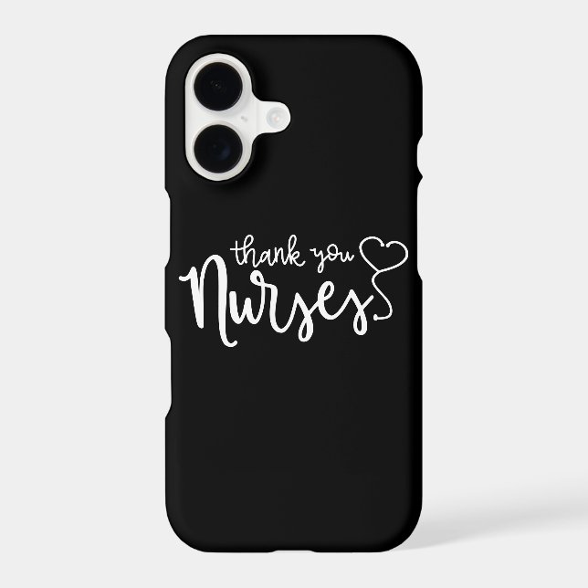 Thank You Nurses | Fancy Script (Back)