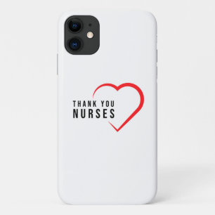 Thank You Nurses Heart Red Case-Mate iPhone Case