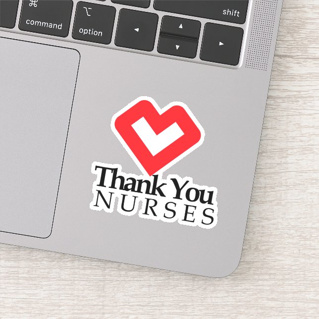 Thank You Nurses | Red Heart (Detail)