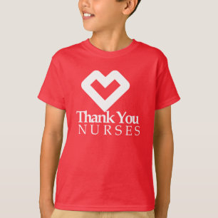Thank You Nurses   Red Heart T-Shirt