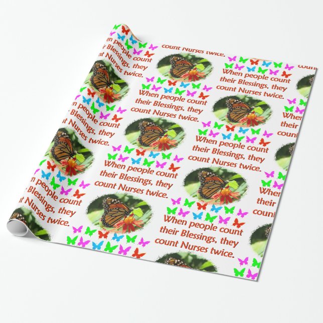 THANK YOU NURSES! WRAPPING PAPER (Unrolled)