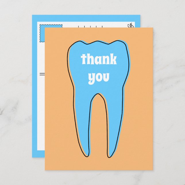 THANK YOU oddrex tooth Postcard (Front/Back)