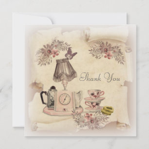 Thank you old vintage card