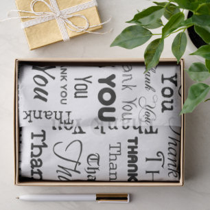 Thank You (on white) Tissue Paper