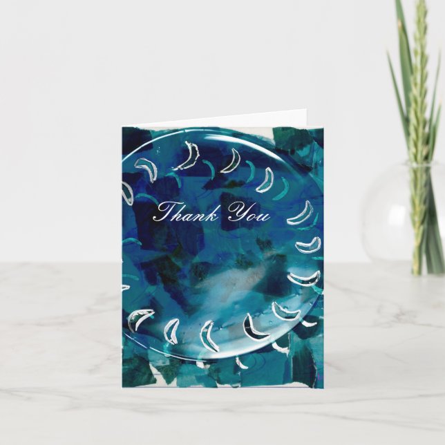 Thank you - Original Blue Artwork (Front)