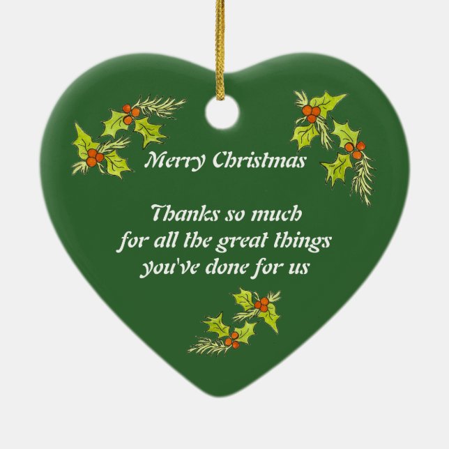 Thank You Ornament (Back)