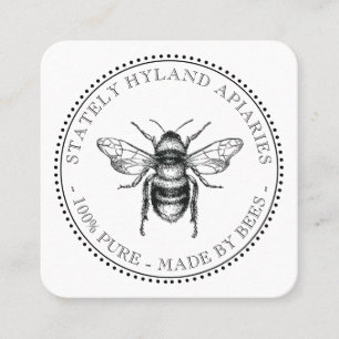 Thank You Our Products Beekeeping Business Card