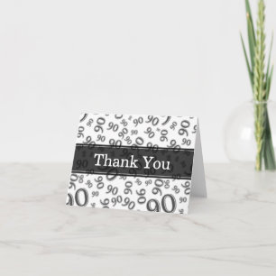 Thank You Over The Hill 90th Birthday Theme Card