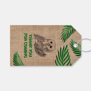 Thank You Owl and Leaves Gift Tags