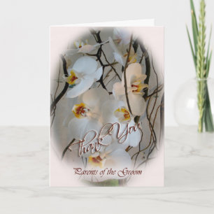 Thank you parents of the Groom Card