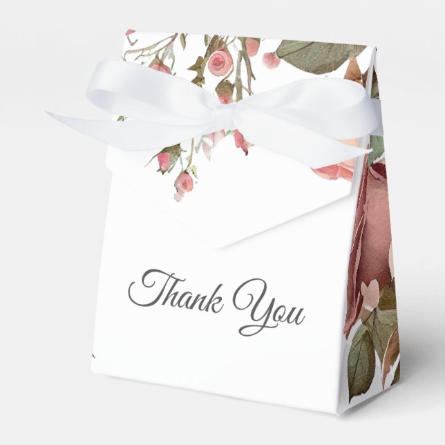 Thank You Party Favour Gift Box (Front Side)