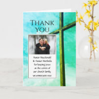 Thank You Pastor Appreciation Custom Photo