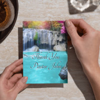 Thank You Pastor | Blue Waterfall Appreciation
