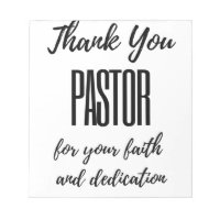 Thank You Pastor For Your Faith bl