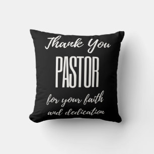 Thank You Pastor For Your Faith Cushion
