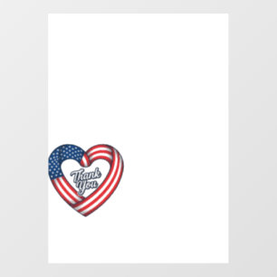 Thank You Patriotic Heart Vintage Vector Design_1