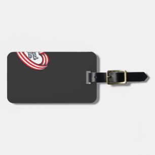 Thank You Patriotic Heart Vintage Vector Design_1 Luggage Tag