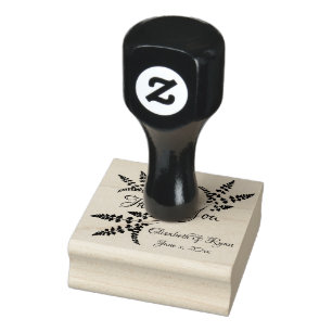 Thank You, Personalised Rubber Stamp