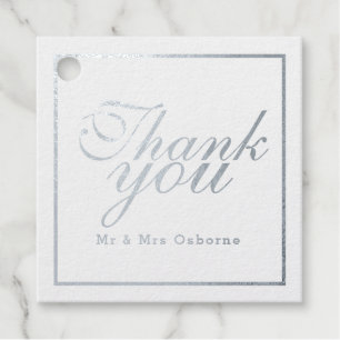 Thank You Personalised With Photo Template Favour Tags