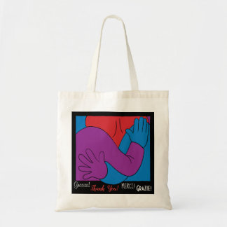 Thank You Personalize Budget Tote Bag