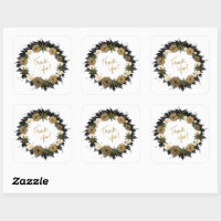 Thank You Personalized Flowers Postage