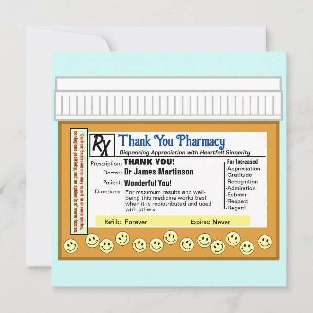 Thank You Pharmacy (Front)