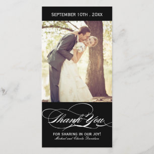 Thank You Photo Card (4x8)